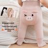 Infant Velvety Big Butt Base Layer Jumpsuit with Socks - Warm Autumn/Winter Style for Boys & Girls
