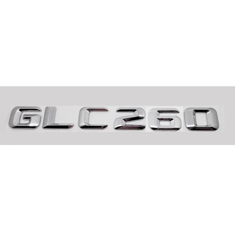 3D Car Rear Badge Tail Box Number Letter Decal for Mercedes Benz GLC43 GLC63 GLC200 GLC260 GLC300 Styling Accessories