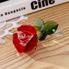 Crystal Glass Rose Ornament - Home Decor & Creative Gift