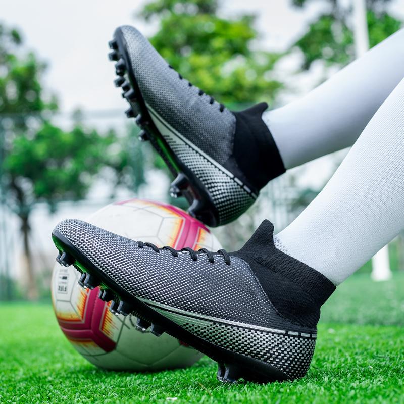 Football Shoes 33-45 Men's/women's Football Boots Socks Professional Training Football Boots Young Children Nail Football Shoes