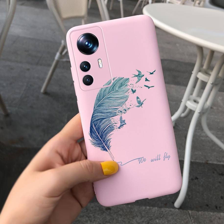 For Xiaomi 12T Pro Case 2022 Cute Sunflower Pretty Girls Cover Silicone Soft Phone Case For Xiaomi Mi12T Mi 12T Pro Cover Bumper