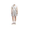 Adidas FOS Woven Shorts Comfortable Versatile Fashionable Soft Solid Color Casual Shorts Women Shorts Light-Gray KE9577