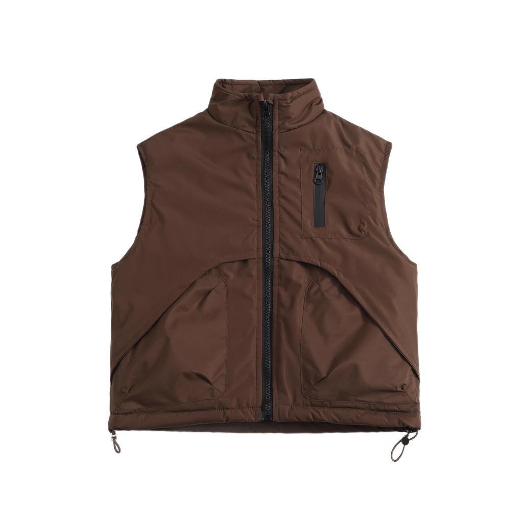 Warme Baumwollweste mit mehreren Taschen für Kinder für Outdoor-Sportarten - Herbst-/Winterstil für Jungen & Mädchen