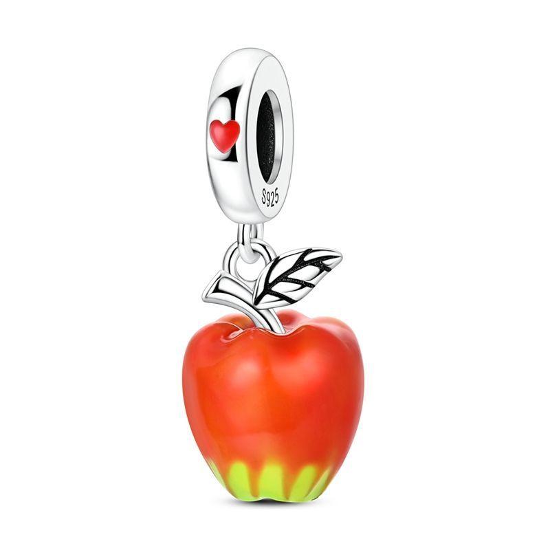 New Authentic Copper Red Charm Bead Charms Red Bird Heart Mushroom Bead Charms Pendants Compatible With Bracelets Necklaces Do It Yourself Jewellery G