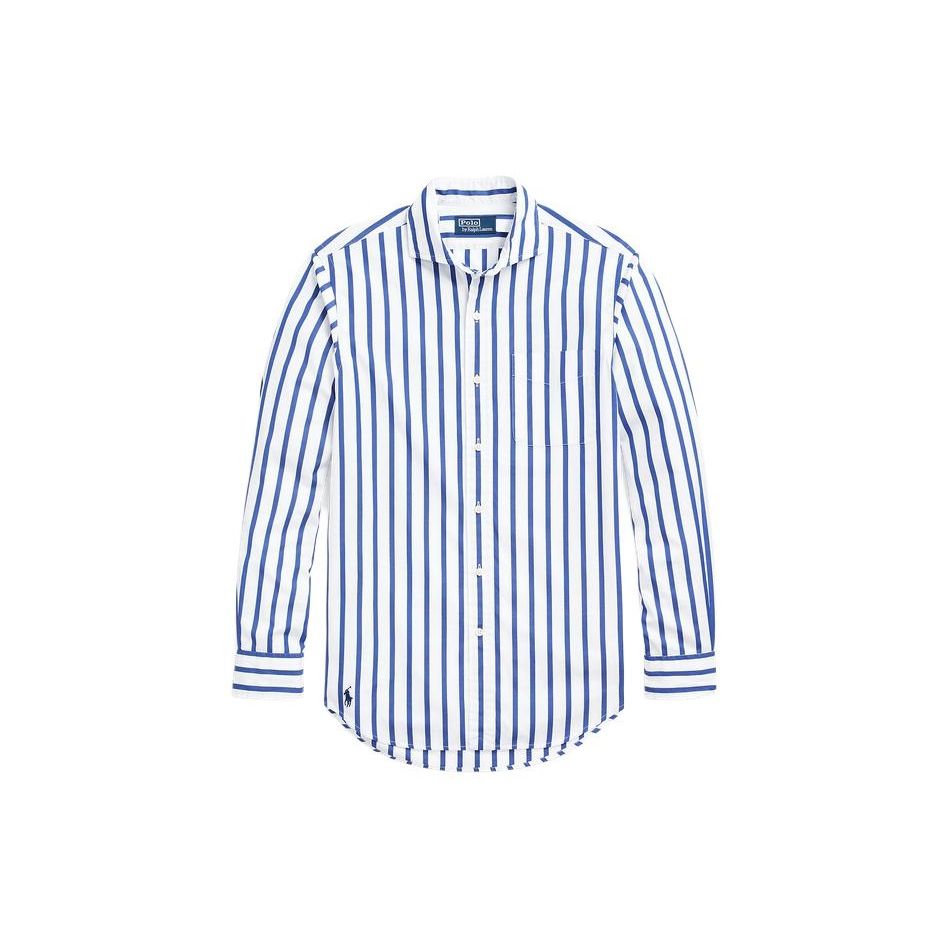 Polo Ralph Lauren SS24 Color Block Striped Button-Down Slim Fit Long Sleeve Shirt Men shirts Multicolor MNPOWOV16823313-400