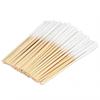 Cotton Swabs 60 Count - Long Wooden Handle, Soft Tip, Multipurpose Thicken Safety Cotton Tipped Applicators (8cm)