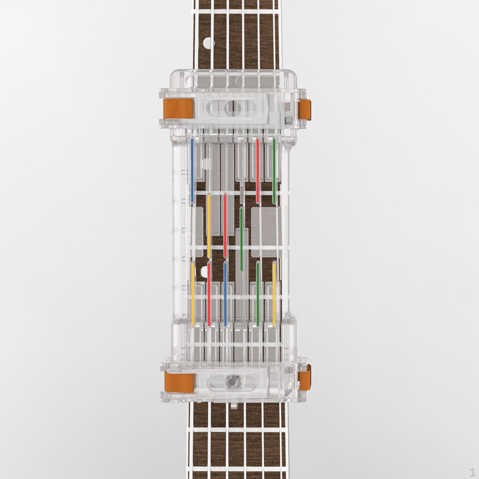 

Guitar Aid Chords Train Auxiliary Artifact Adjustable Fret Starter Teaching Practice рожевий