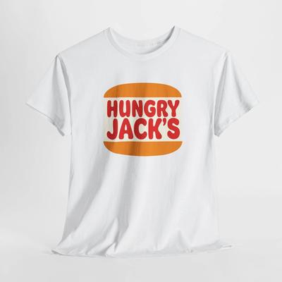 Hungry Jack's Unisex T-Shirt, Australische Fast-Food-Kette, Burger King, Jack Cowin,