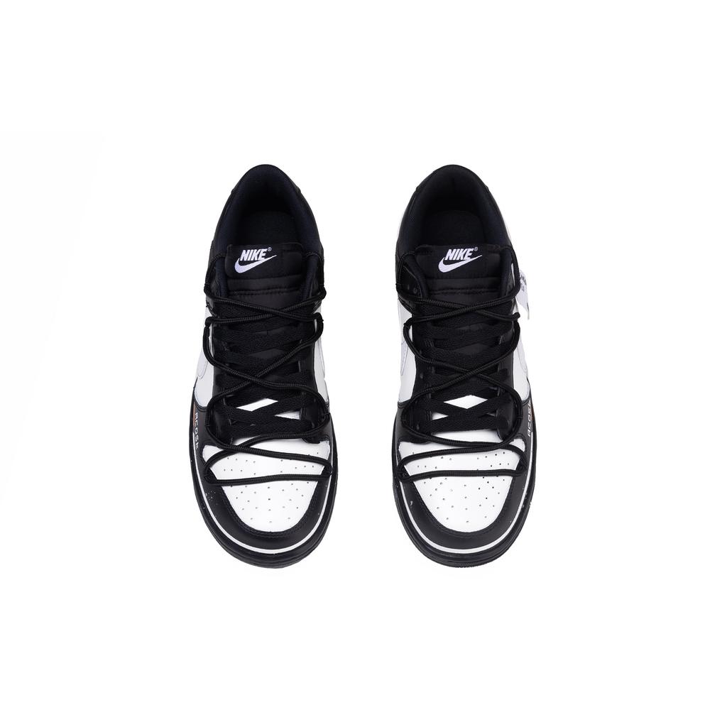 Nike Dunk Moment Of Blank Low Top Skateboard Shoes Men's Black White IO7606-010(Team691-)