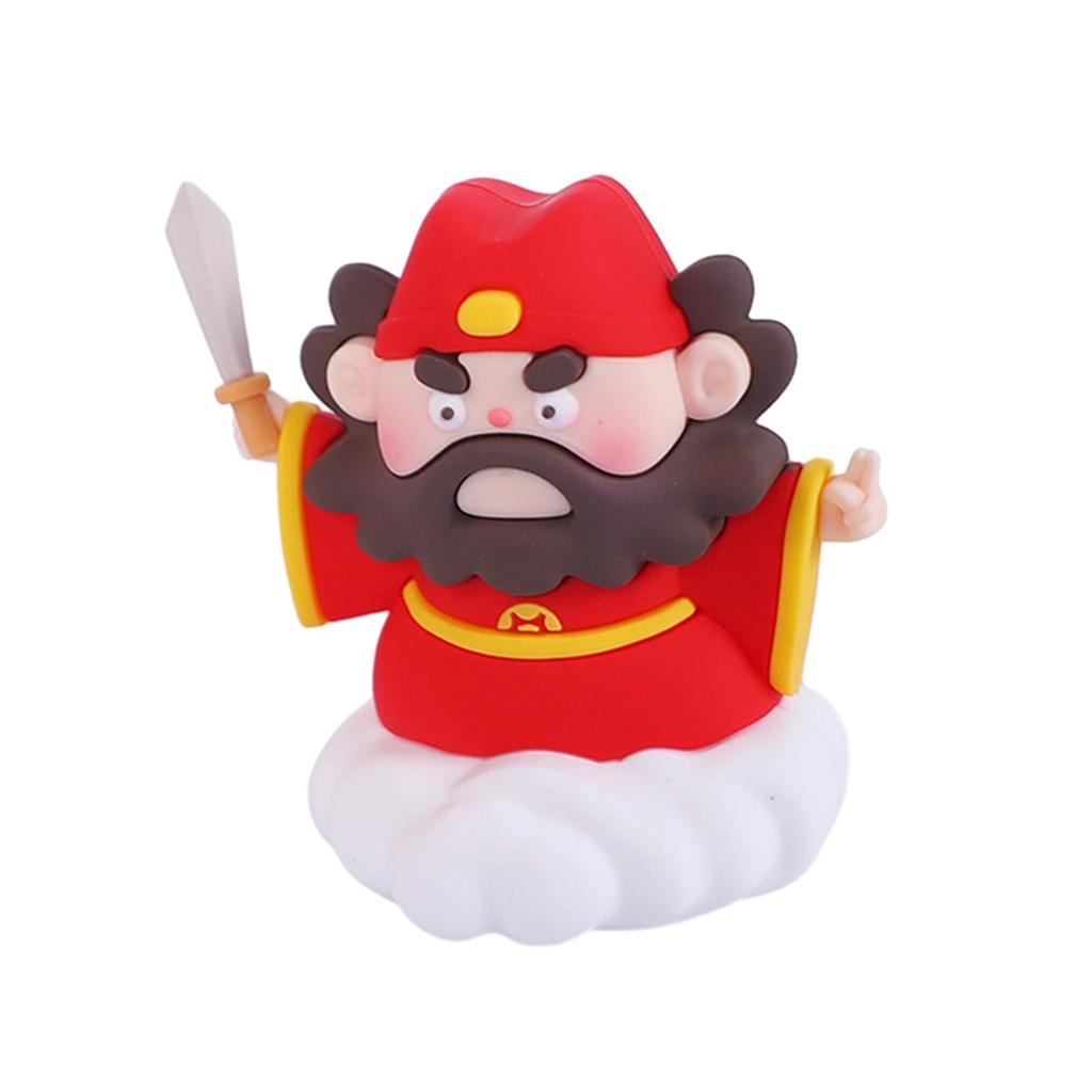 Chinesische mythologische Figur Autocockpit Dekoration Entzückende Frühlingsfest Fengshui Skulptur für Einweihungsgeschenk