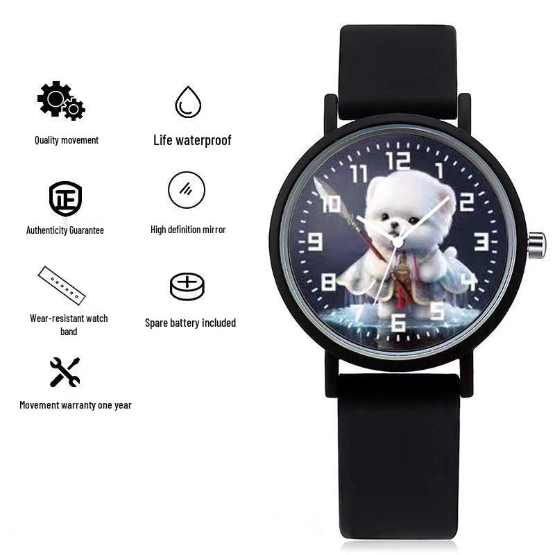 Twelve Zodiac Quartz Watch: Trendy and Minimalist Design for Women, Children, and Students