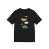 Cartoon Printed Short Sleeve Otter T-shirt Korean Print Design Breathable Fabric Suitable for Summer Wear Top