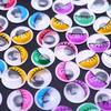100/300/500pcs Adhesive Wiggle Eyes (0.8-1.5cm) - Colorful DIY Craft Supplies for Doll Making, Handmade Decorations, Scrapbookin