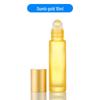 Matte Crystal White Glass Roll-on Essential Oil Bottle