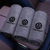T26Car Microfiber Wash Towel Wipe Drying Cloth Cleaning Tool For Volkswagen VW GTI Polo Passat B6 Golf Tiguan T-ROC Jetta Arteon CC