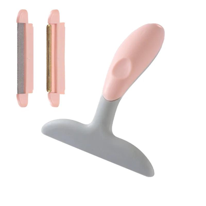 

Новый портативный прибор для удаления катышков, щетка для чистки шерсти, ... розовый