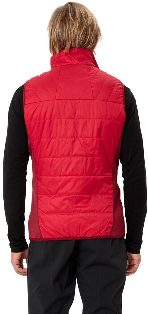 VAUDE Мужская куртка Sesvenna Vest IV красного цвета