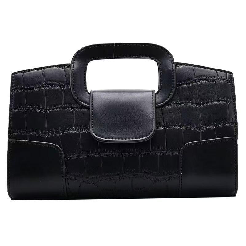 2025 Niche Stone Texture Single-Shoulder Chain Crossbody Bag: Trendy, Versatile, Internet Celebrity Fashion Handbag