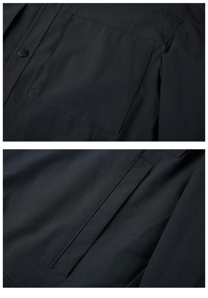 Elastic Collar Nylon Ammonia Jacket Men's Casual Minimalist Jacket