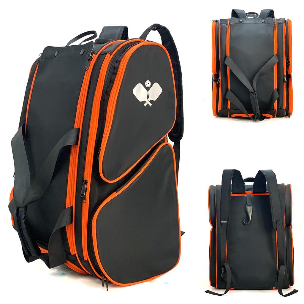 2025 Portable Sports Bag for Badminton, Tennis & Pickleball - Fits 2 Rackets, Handheld, Large-Capacity, Down Cotton