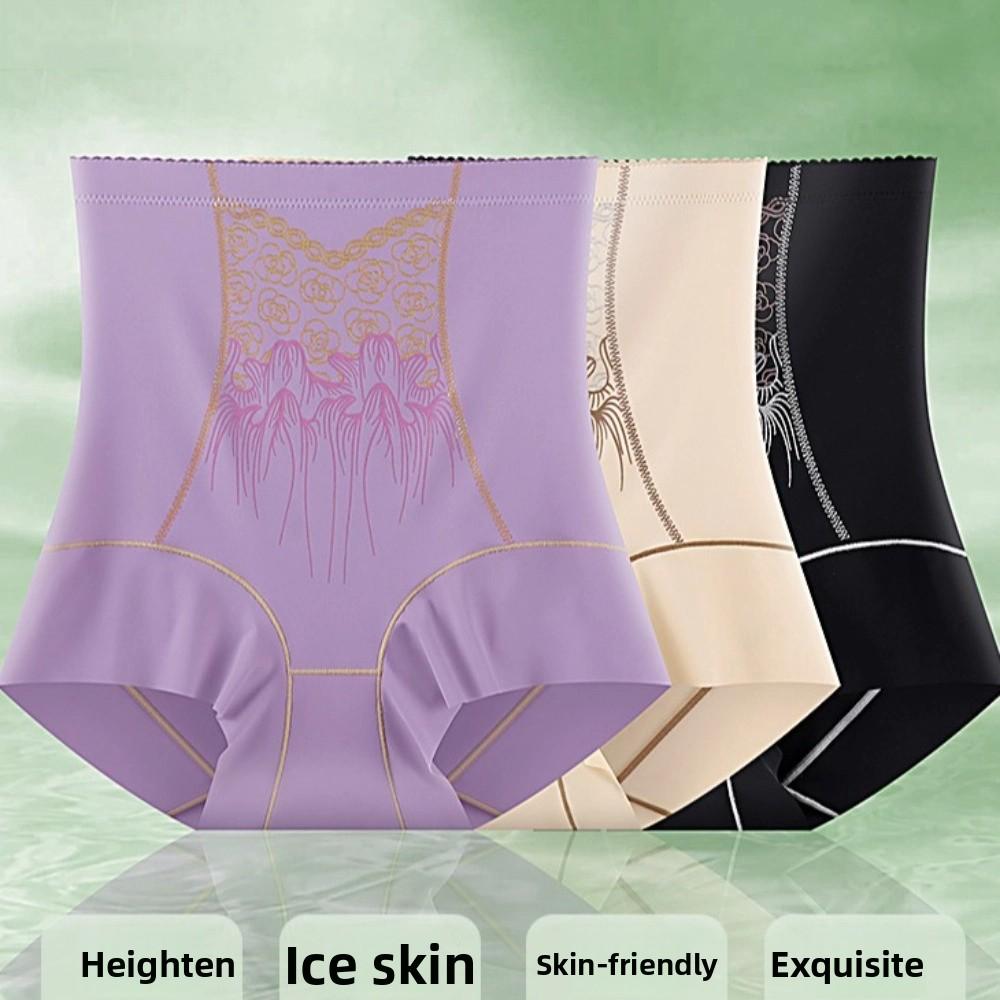Shapewear Postpartum Body Shaper Flower Seamless Underpants Breathable Butt Lifter Briefs  Lady