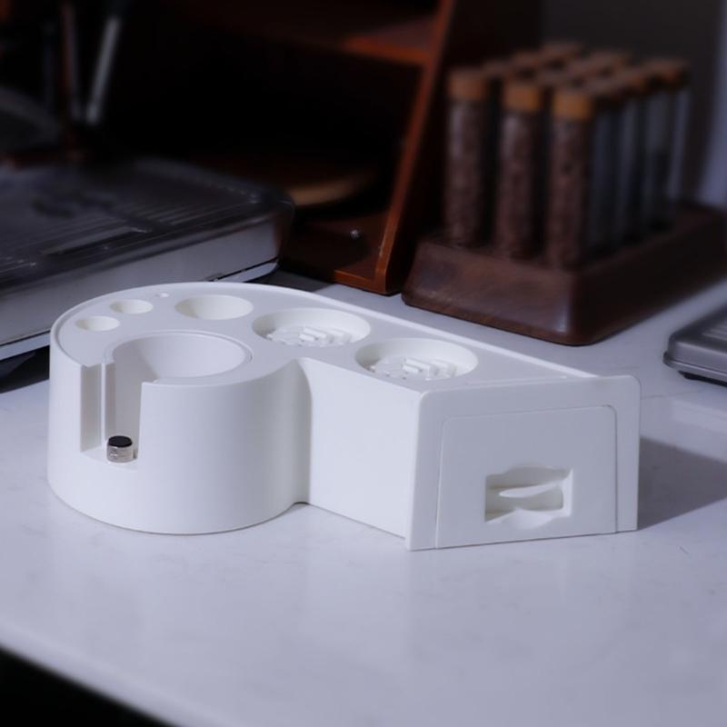 Nonslip Coffee Tamper Base Station With Ergonomic Handle For Baristas Tool ABS Construction Pressing Base