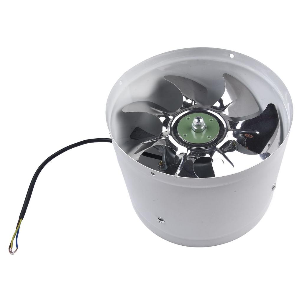 Efficient 200mm Duct Fan with 7 Reinforced Blades for Smoke Extraction and Quiet Operation in Ventilation Systems
