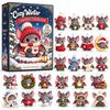 Winter Warm Acrylic Charm with Cute Hanging Ornament for Christmas Decoration Gift Box