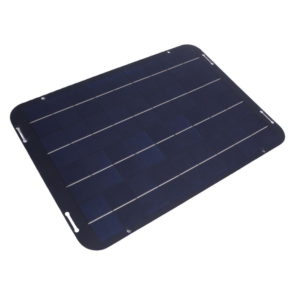 18V 12W Solar Panel Kit Polycrystalline Silicon Photovoltaic Panel Battery Charger for Car Greenhouse Shed Home Use