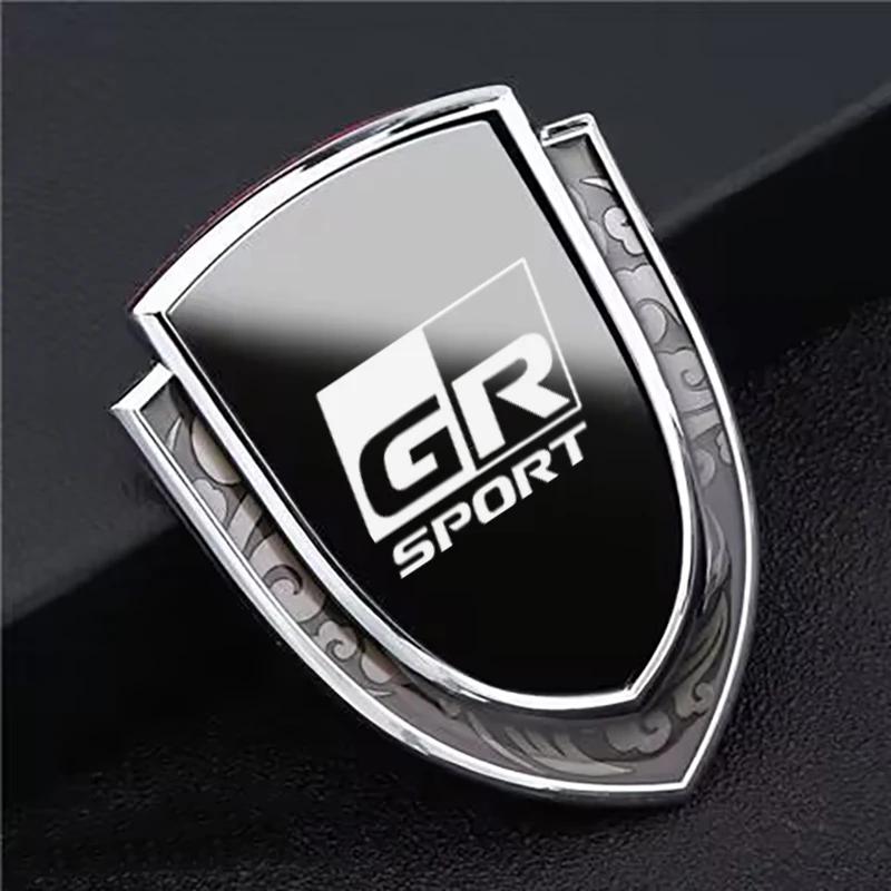 car stickers 3D metal accsesories auto accessory for gr sport Toyota YARiS supra Corolla Prius Harrier Camry Tacoma Venza rav4
