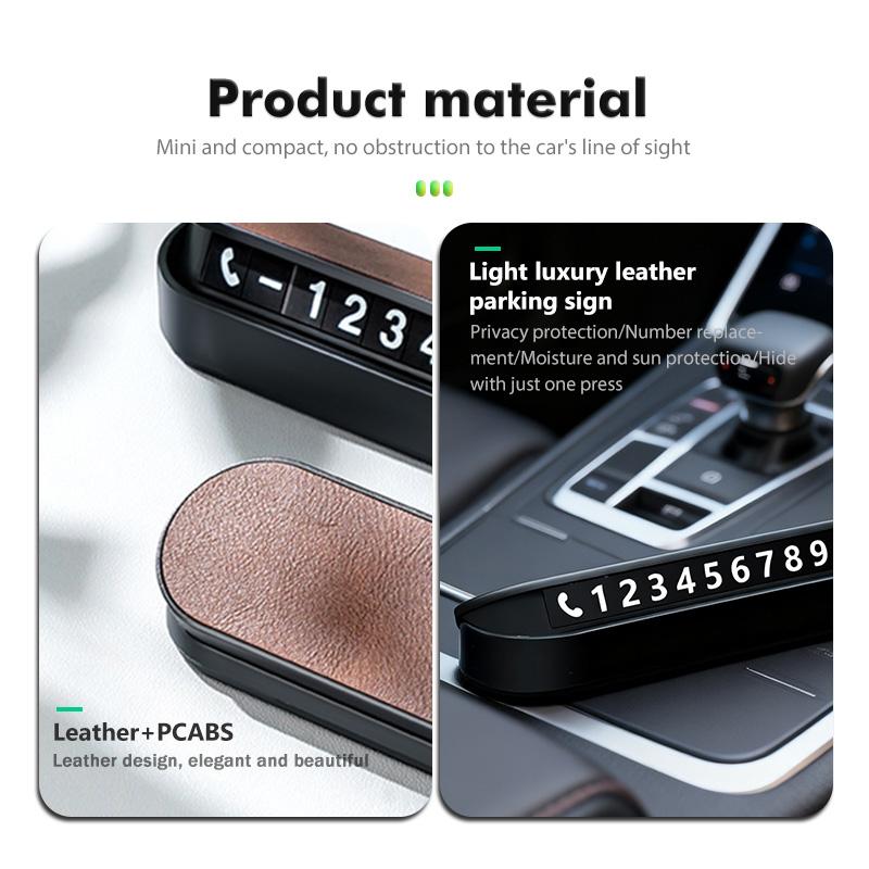 Car Temporary Parking Card Phone Number Holder Telephone Sign For BMW M Sport M2 M3 M4 M5 M6 E46 E90 E60 F10 F20 E87 X3 X6