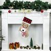 Gifts Elk Bear Christmas Socks Snowman Gift Bags Cartoon Xmas Tree Hanging Ornaments for Fireplace