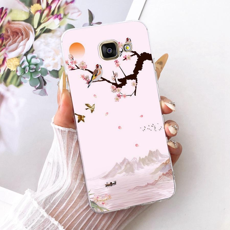 For Samsung A5 2016 2017 Case A520F Cover butterfly Silicone TPU Soft Back Cover Case For SamsungA5 2016 A510F Protective Shell