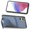 For Samsung Galaxy A06 4G Case Card Holder Carbon Fiber Texture Leather Coated TPU Phone Cover