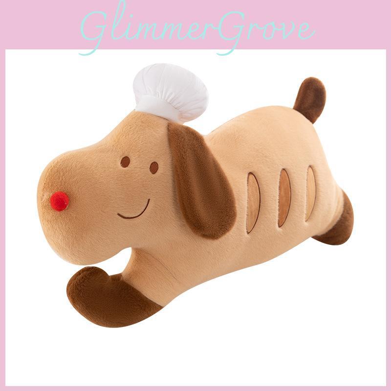 Stick Law Chef Dog Cuddle Pillow With Short Plush Cover For Nursery Room Gift