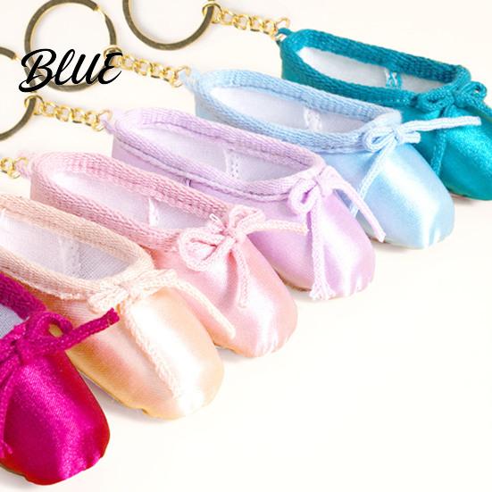 Balletttänzer Geschenk Satin Schuh Schlüsselanhänger Handgefertigt Mini Spitzschuh Anhänger