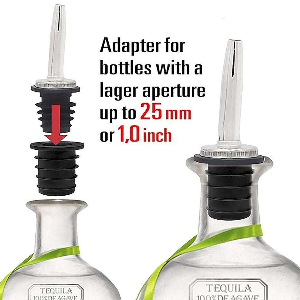 

Universal Fit Liquor Pourer Adapters Durable Wine Pourers Accessories Bottle Pourer