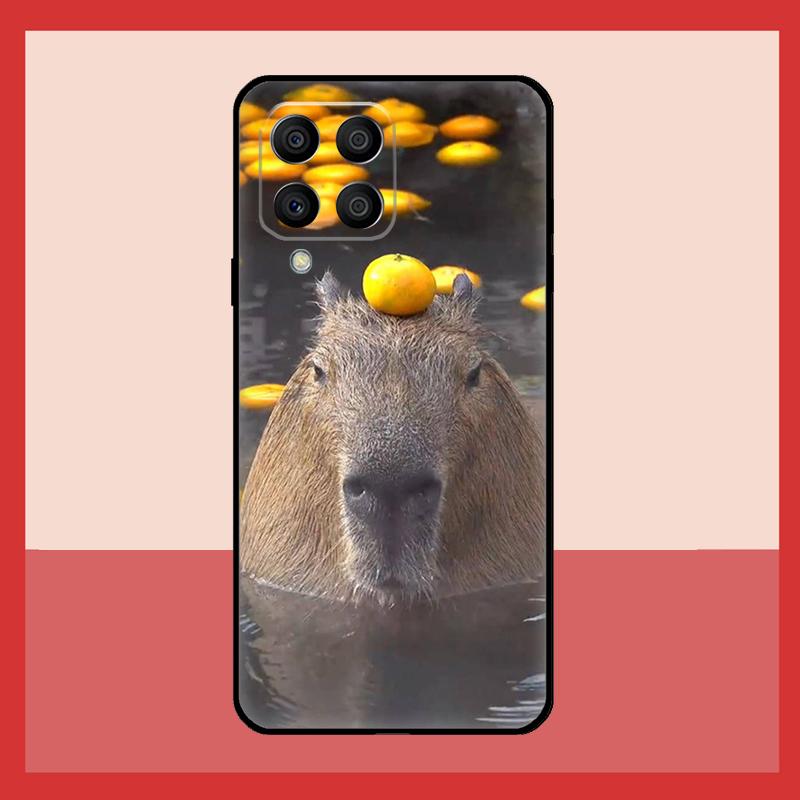 Animal Funny Capybara Case For Samsung Galaxy M11 M31 M14 M34 M54 M12 M32 M52 M15 M13 M06 M16 M36 M56 M53 M35 M55