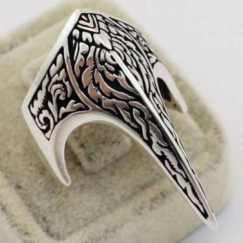 

Bracelet Index Finger Ring Nano Reflection Shaped Ring one size(US size 6-13) срібний