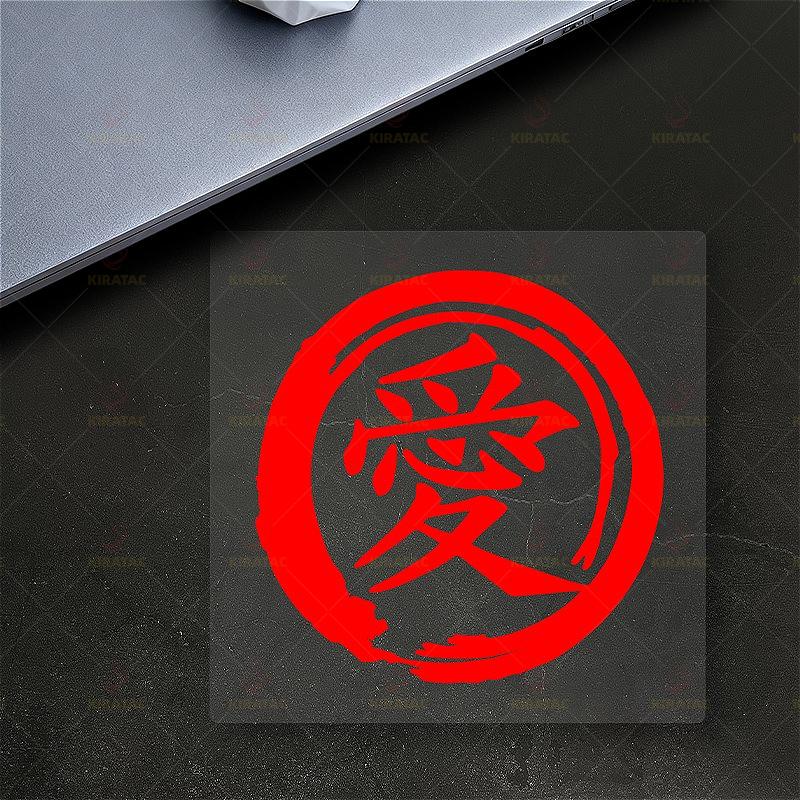 

1PC LOVE Motorcycle Stickers Waterproof for Motorcycle Helmets Fuel Tanks Fairings Car Windows Scooters Universal Vinyl Decals 14.5x14.5cm