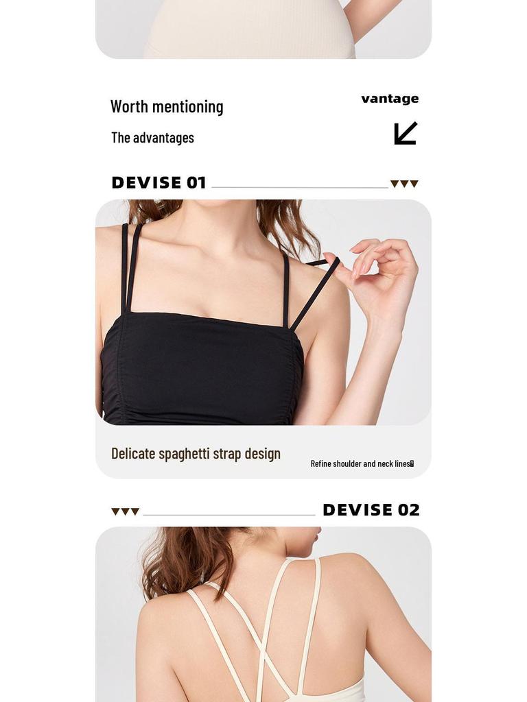 Damski Seksowny Biustonosz Sportowy - Profesjonalny Strój Fitness Jogi