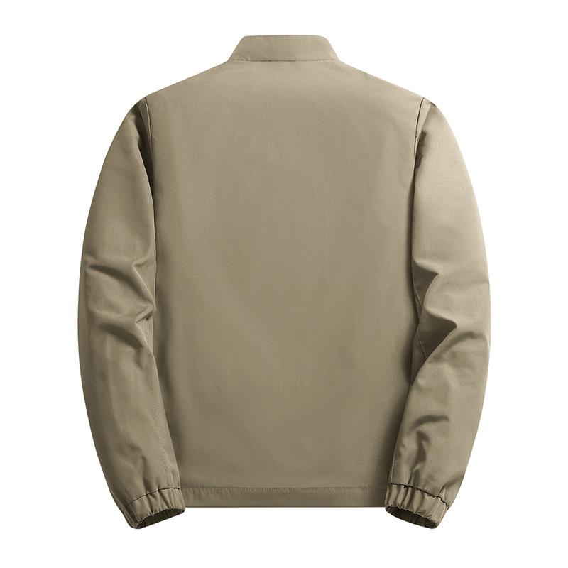 Jaqueta Masculina Gola Alta Outono e Inverno Estilo Coreano Masculino Jovem Slim Versátil Exterior Casual Versátil Top Jaqueta