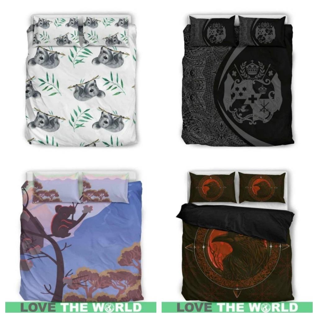 Duvet Cover Set Humuhumunukunukuapua Hawaiian Bedding Set Pillowcase