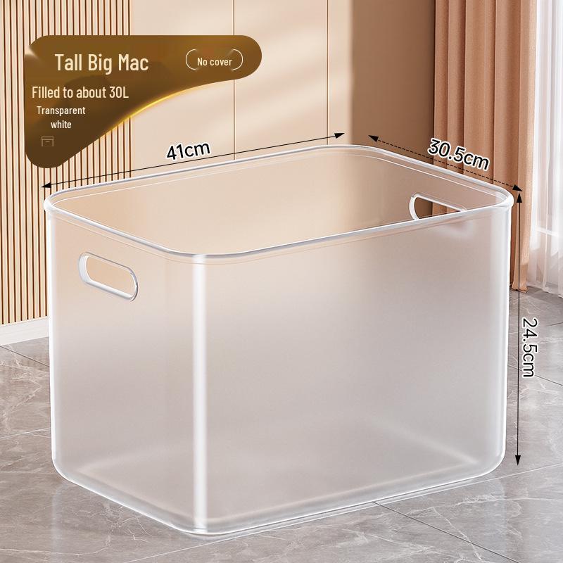 Clear Plastic Storage Box for Toys, Snacks, and Clothes 