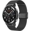 Milanese Bracelet + Case with Screen Protector for Huawei Watch GT 2 46mm, Black