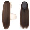 MISS WIG Women Natural Body Wavy Long Ponytail Hair Extensions Synthetic Drawstring Ponytails Black Blonde Hairpiece Daily Use