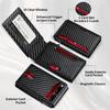 1Pcs Anti Theft Slim Thin Wallet Men'S Carbon Fiber Rfid Wallet Holder Luxury Cardholder Minimalist Wallet Purse Bag