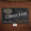 Cloverleaf Long Sleeve Leather Switching Down Vest Women Used
