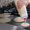 1PC Hand Shake Batter Dispenser Batter Mixer Bottle With Scale Cupcake Pancake Crepe Batter Dispenser Kitchen Baking Accessories