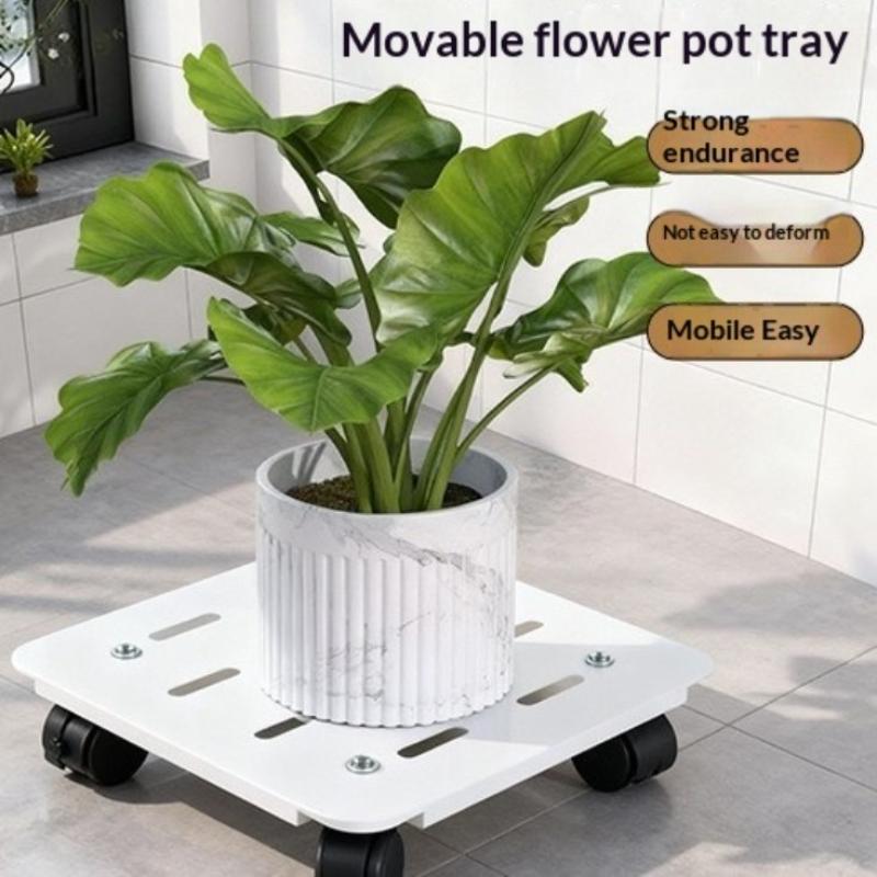 Mobile Plant Pot Tray With Wheels For Heavy Plants Indoor Plant Stands Outdoor Plant Mobile Trolley